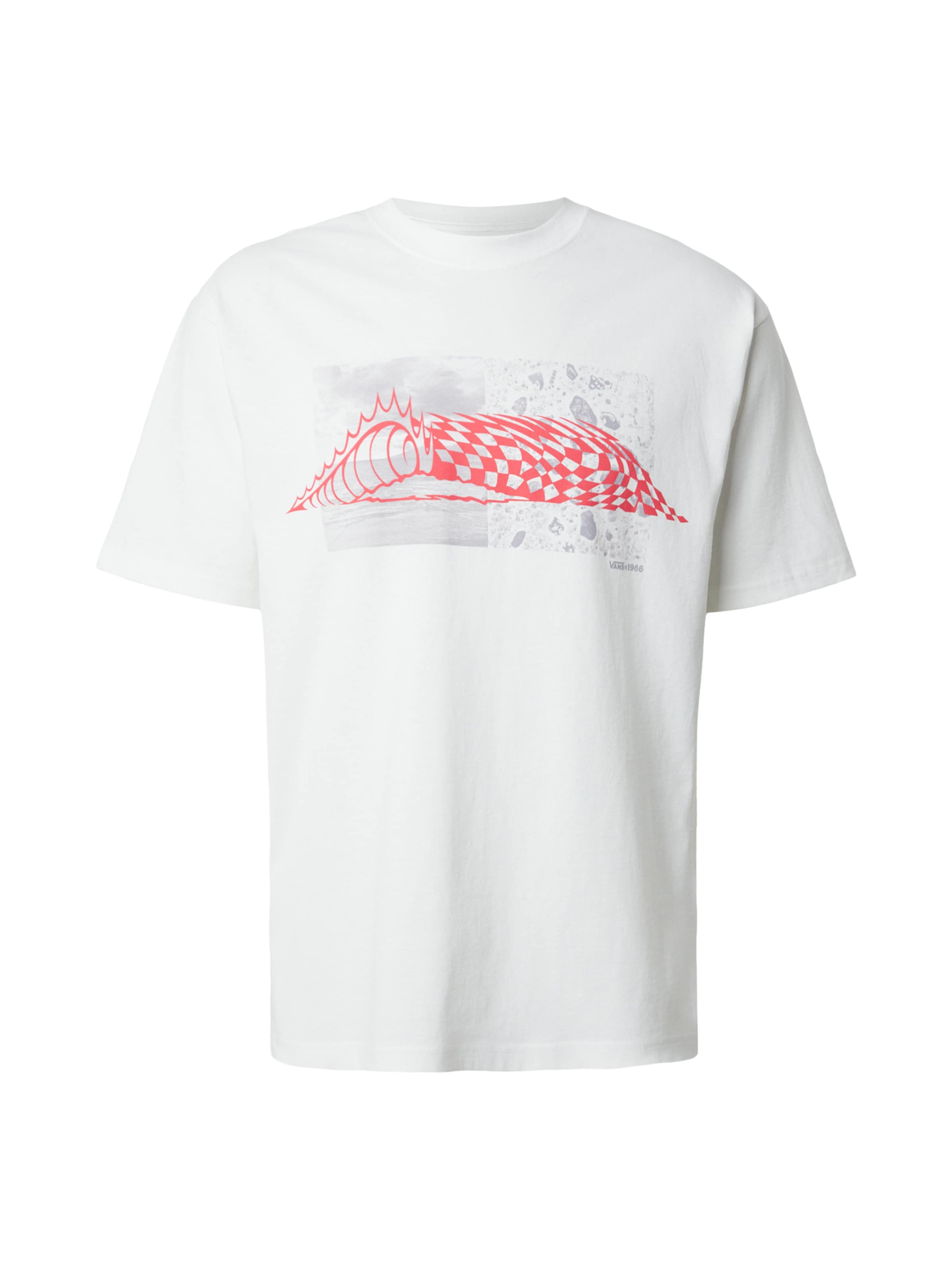 VANS Shirt 'WAVE CHECK' in White: front