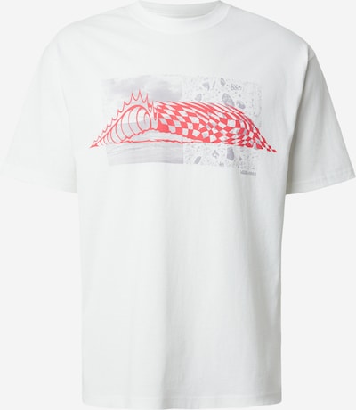 VANS Majica 'WAVE CHECK' u siva / crvena / bijela, Pregled proizvoda