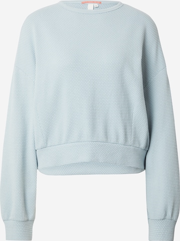 QS - Sweatshirt em azul: frente