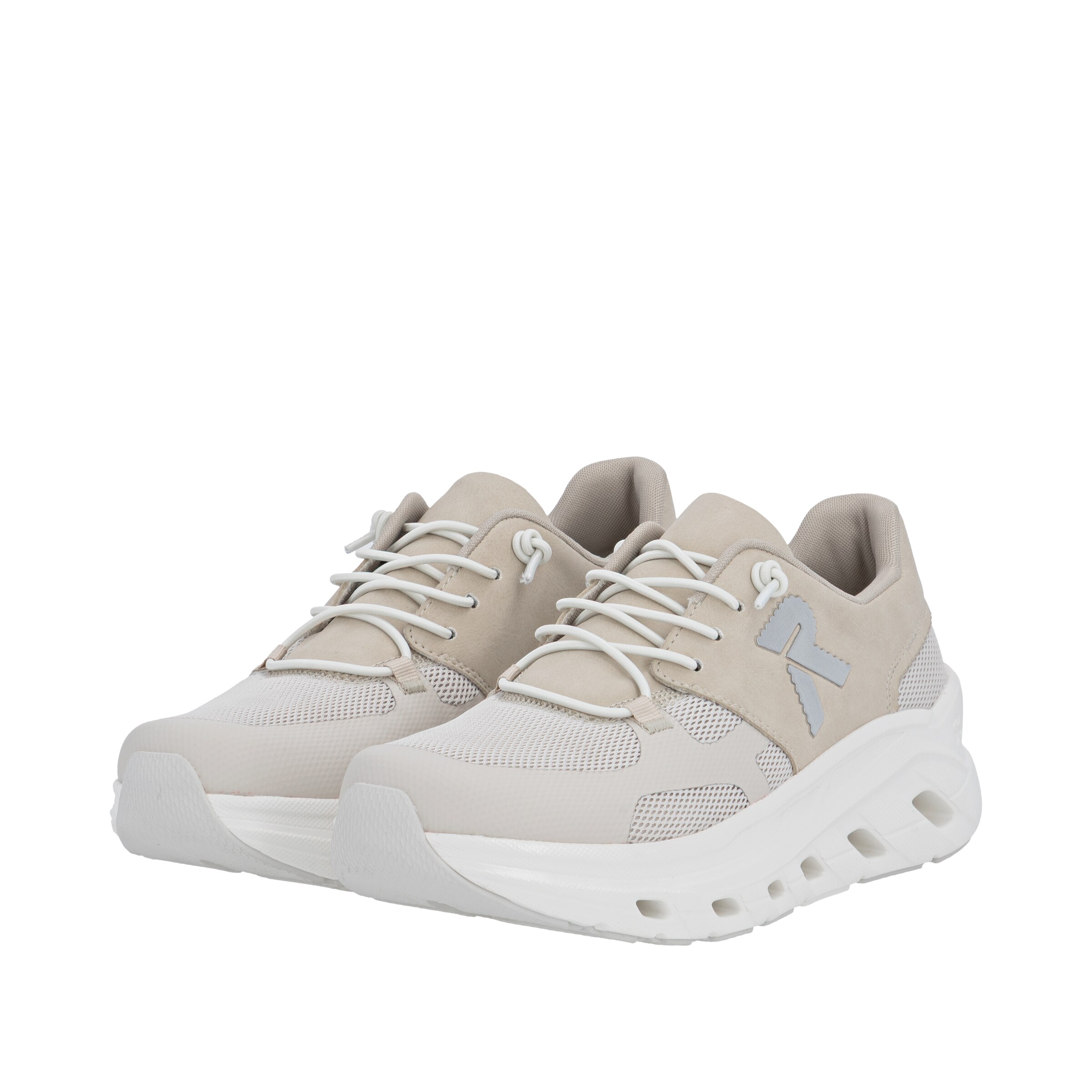 Baskets basses Rieker en beige