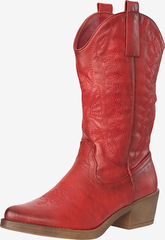 Elara Comwboystøvler i rød: forside