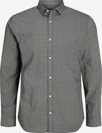 JACK & JONES - Ajuste estrecho Camisa 'Blackpool' en beige: frente