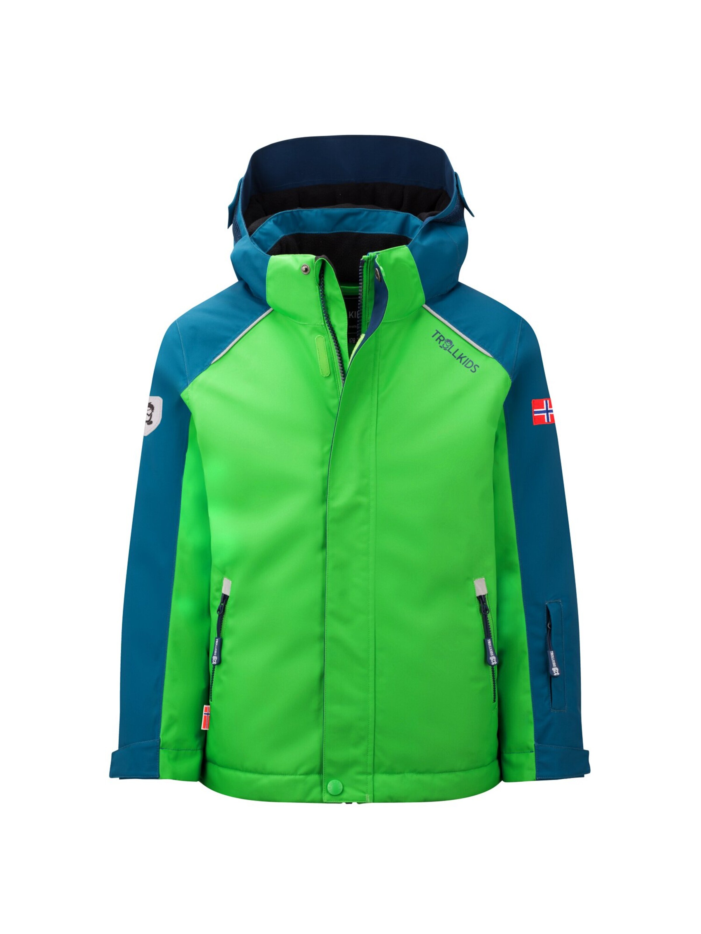 TROLLKIDS Winter Jacket in Blue: front