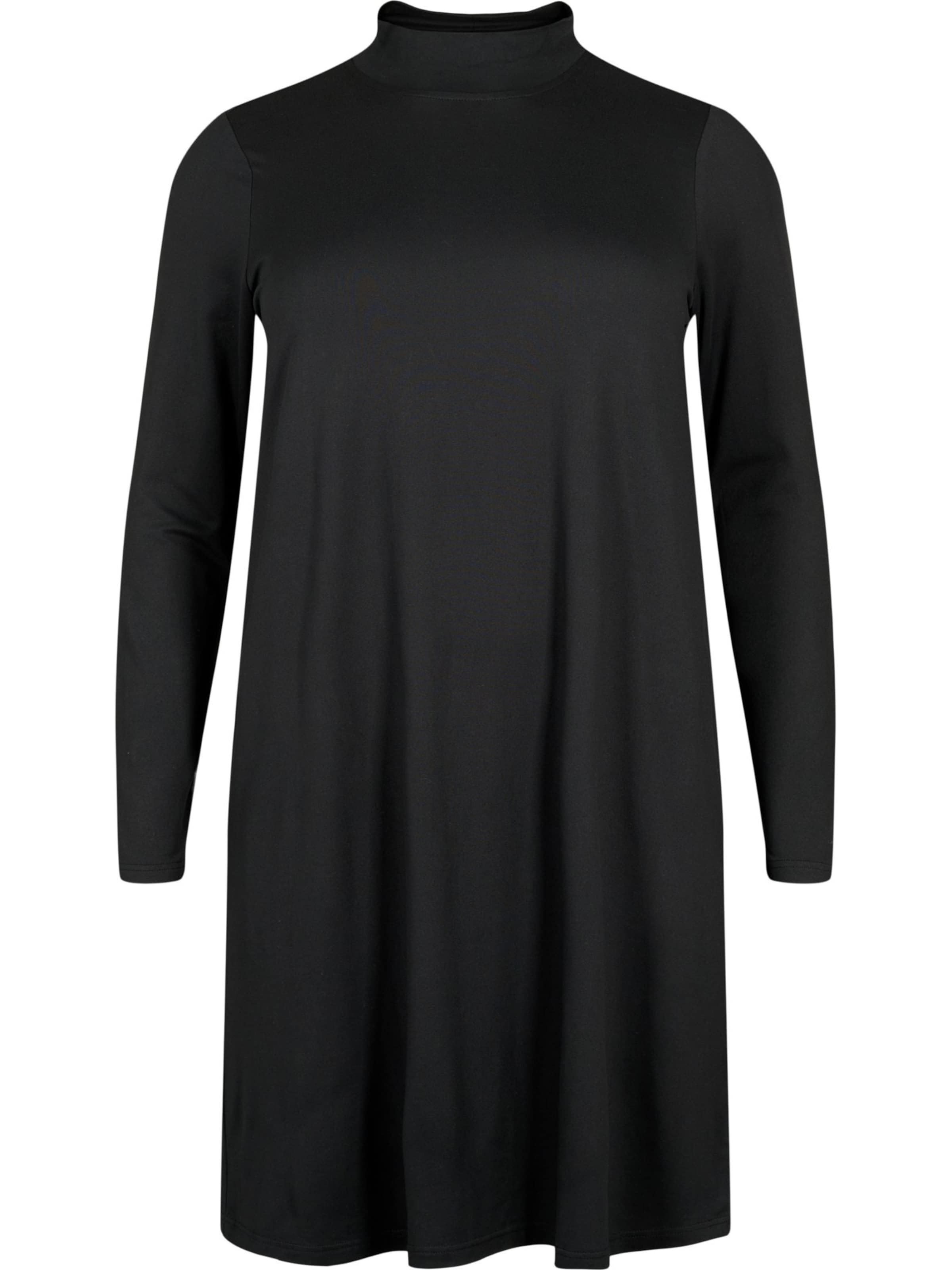 Flash by Zizzi Φόρεμα 'Daje' σε μαύρο: μπροστά