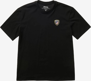 T-Shirt 'BLAUER FAXON T-SHIRT T-SHIRT' Blauer en noir : devant