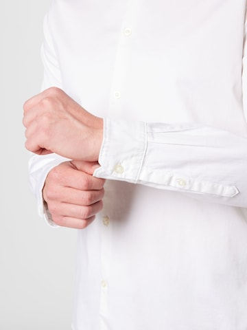 TOM TAILOR Slim Fit Hemd in Weiß