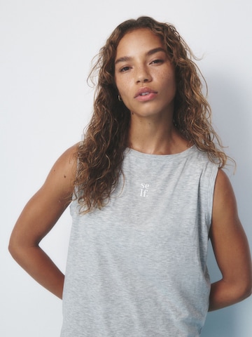 self. Top in Blau