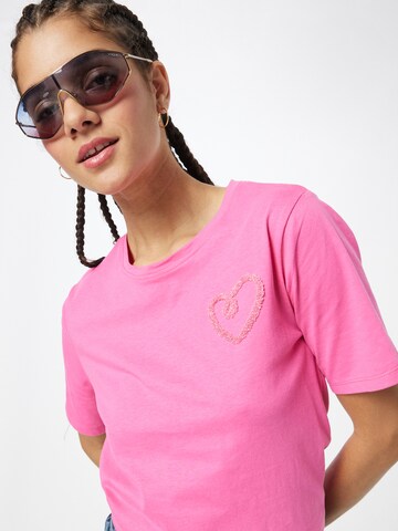 JDY T-Shirt 'APRIL' in Pink