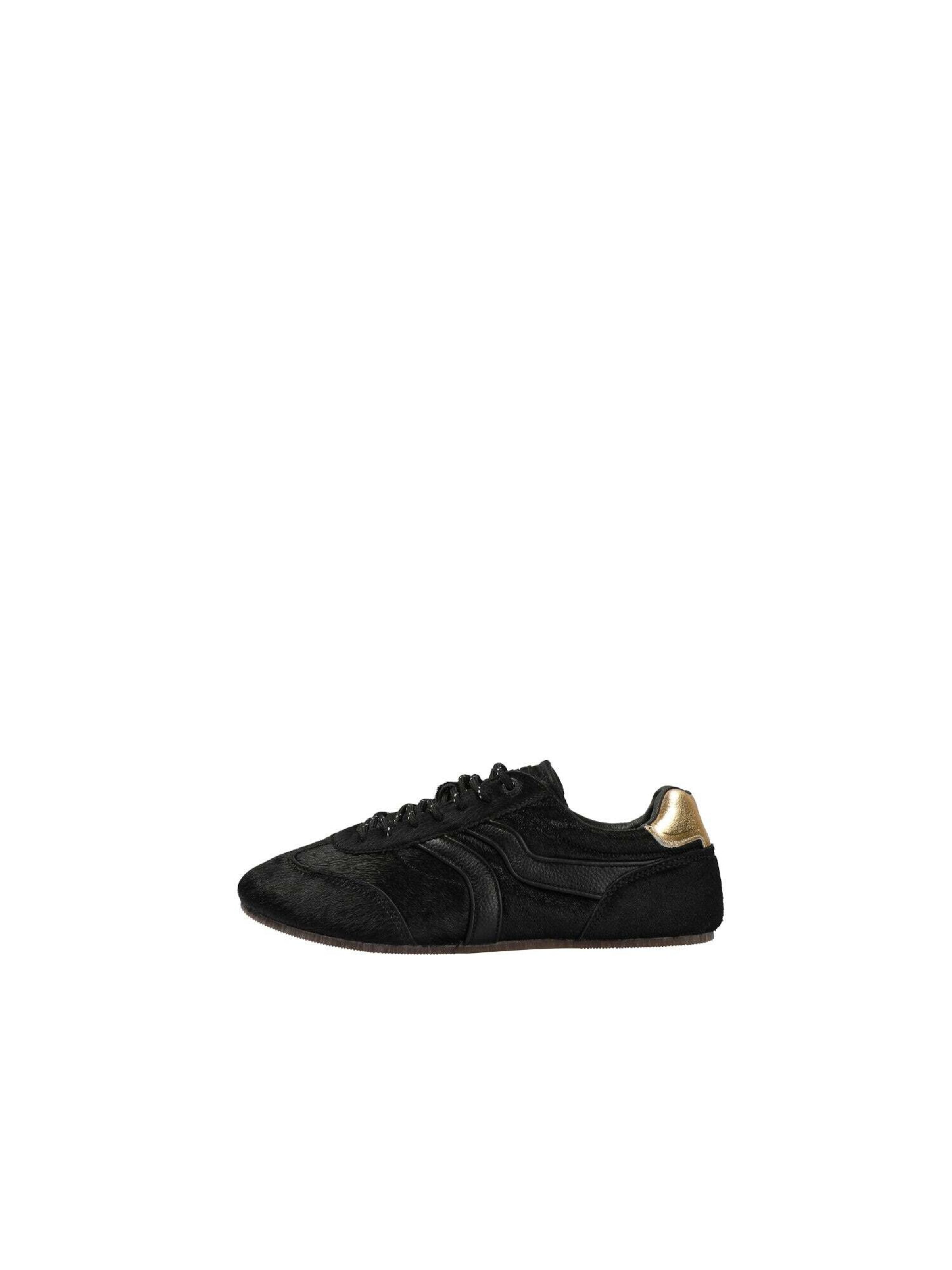 Scalpers Matalavartiset tennarit värissä kulta / musta, Tuotenäkymä