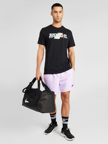 Nike Sportswear Normální Kalhoty – fialová