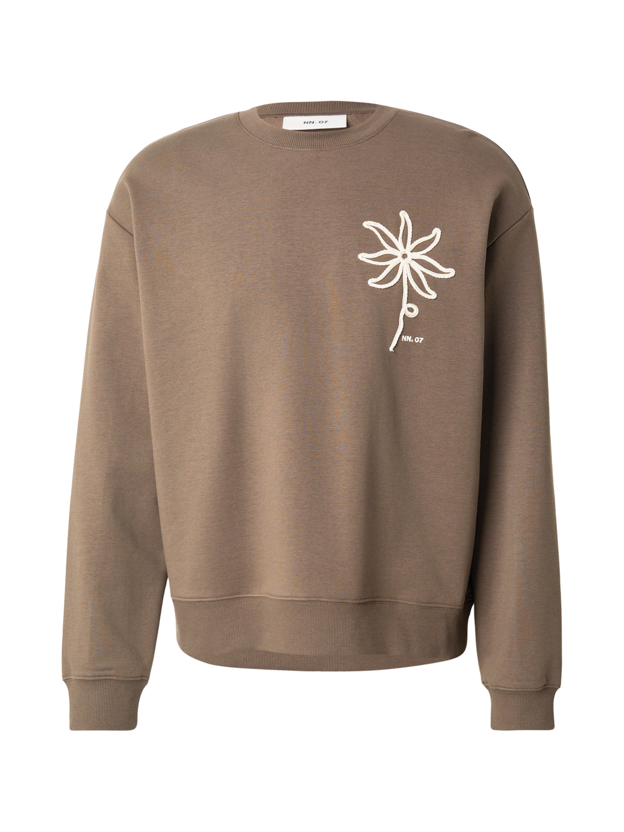 NN07 Mikina 'David 30014' – hnědá: přední strana