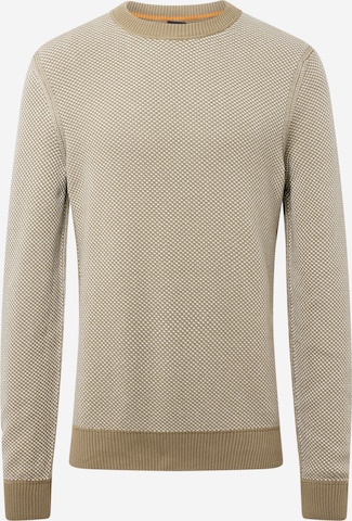 BOSS Sweater 'Keyrete' in Green: front