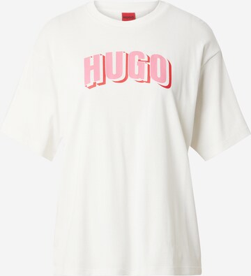 T-shirt 'Dazalena' HUGO en blanc : devant