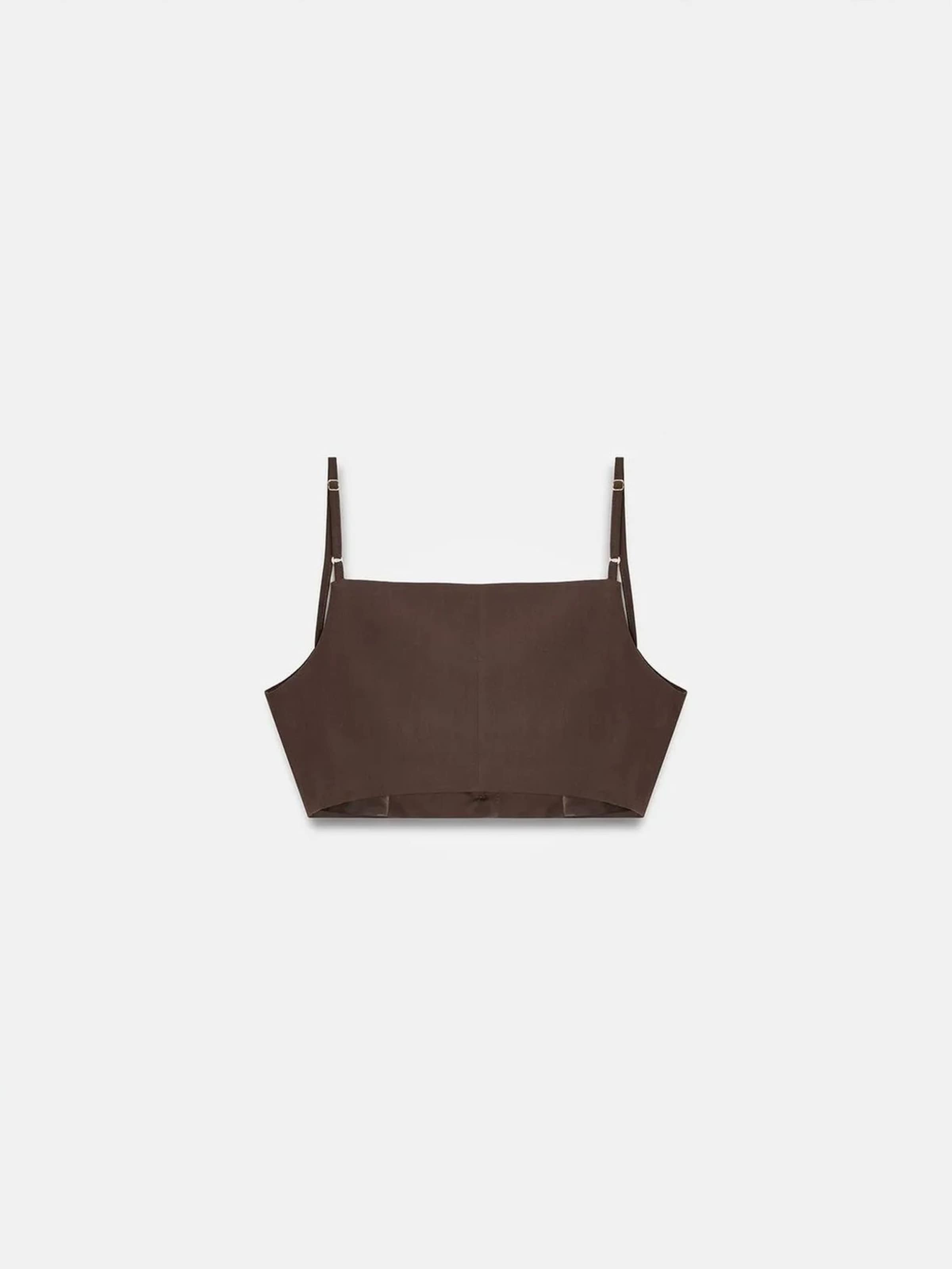 Gilet Dilvin en marron