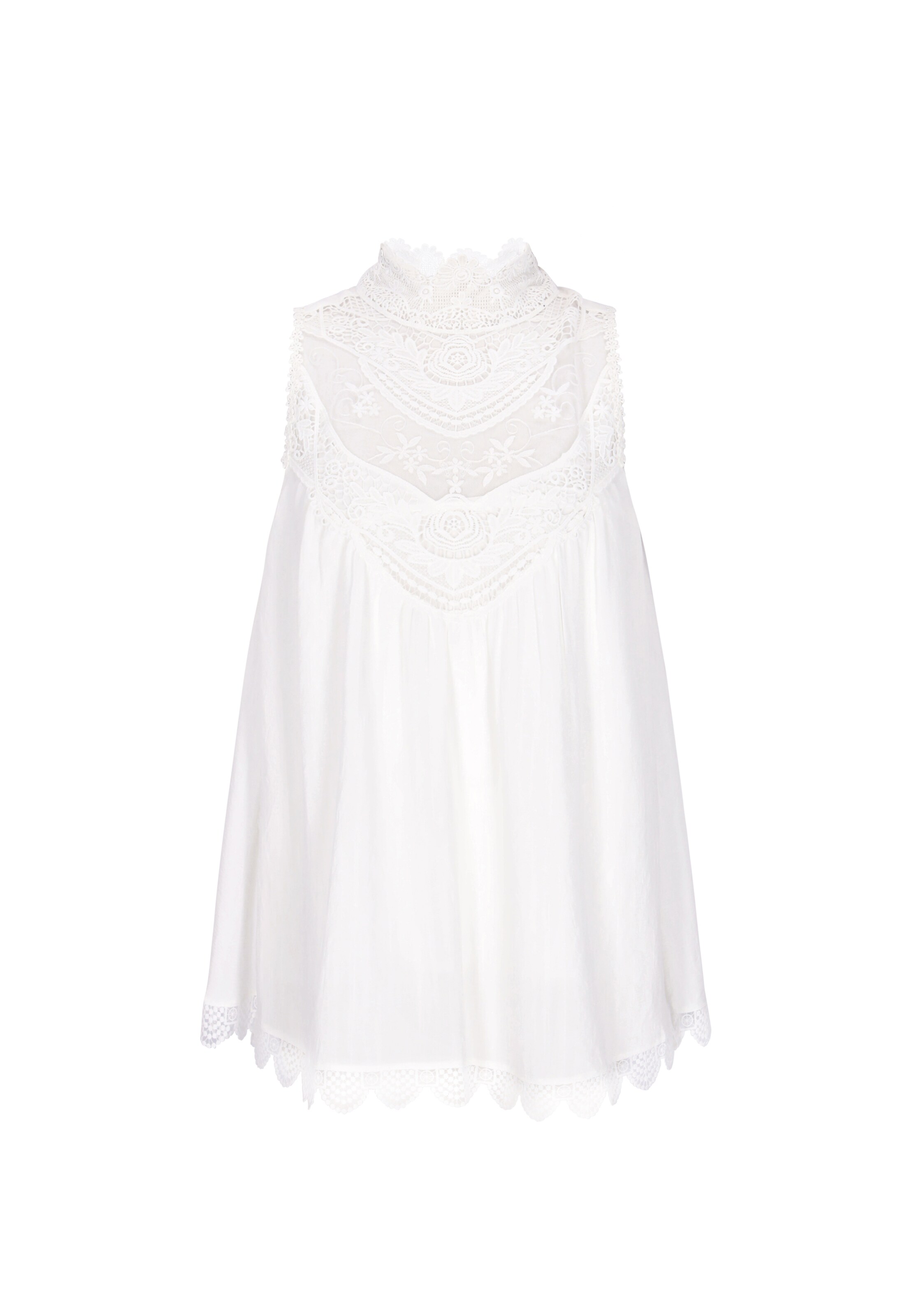 Haut DreiMaster Vintage en blanc : devant