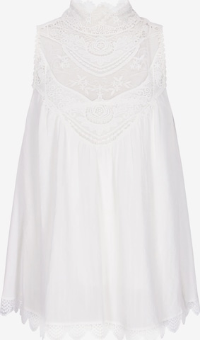 Haut DreiMaster Vintage en blanc : devant