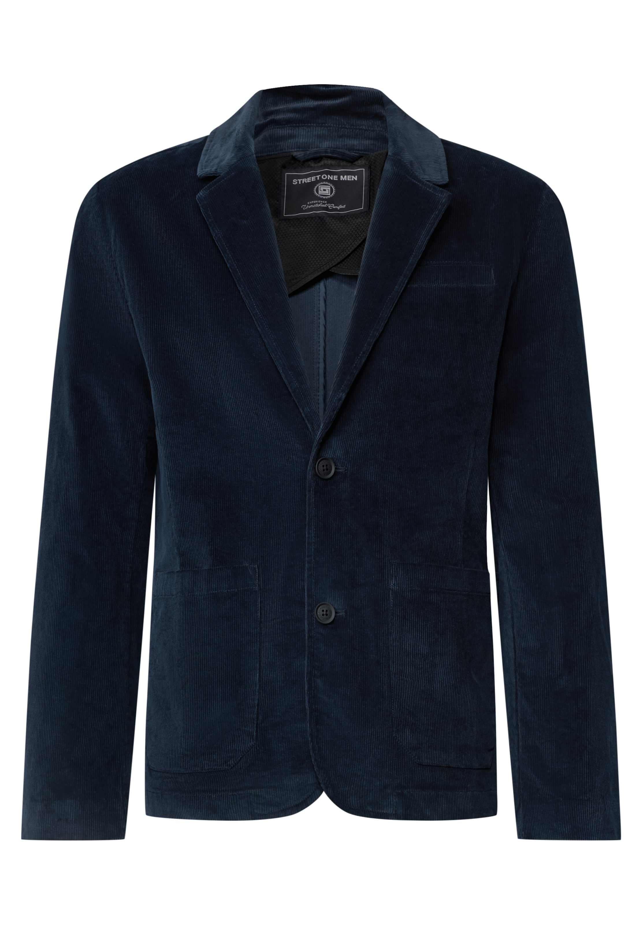 Street One MEN Regular fit Business Blazer in Blue: front