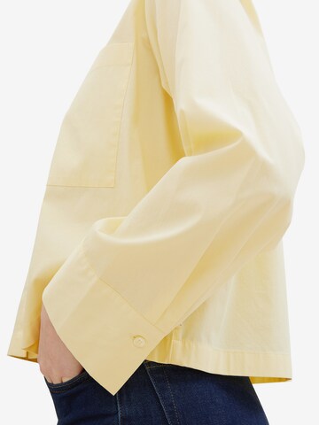 TOM TAILOR DENIM Blouse in Yellow