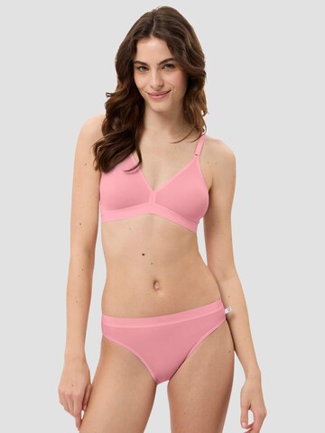 BeeDees Triangle Bra 'Soft-BH Microfun N' in Pink