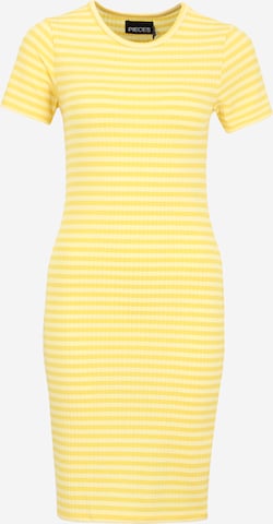 PIECES - Vestido 'LAYA' em amarelo: frente