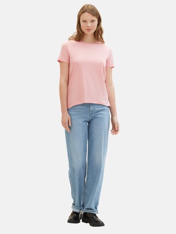 TOM TAILOR DENIM T-Shirt in Pink