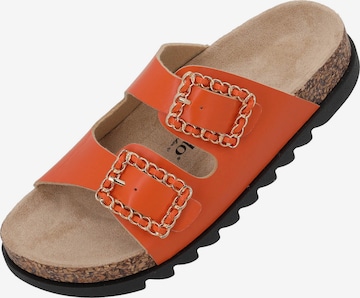 Mule 'Igies' Palado by Sila Sahin en orange : devant