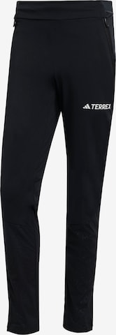 Coupe slim Pantalon de sport 'Xperior' ADIDAS TERREX en noir : devant