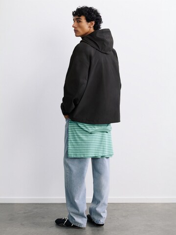 Veste mi-saison Pull&Bear en noir