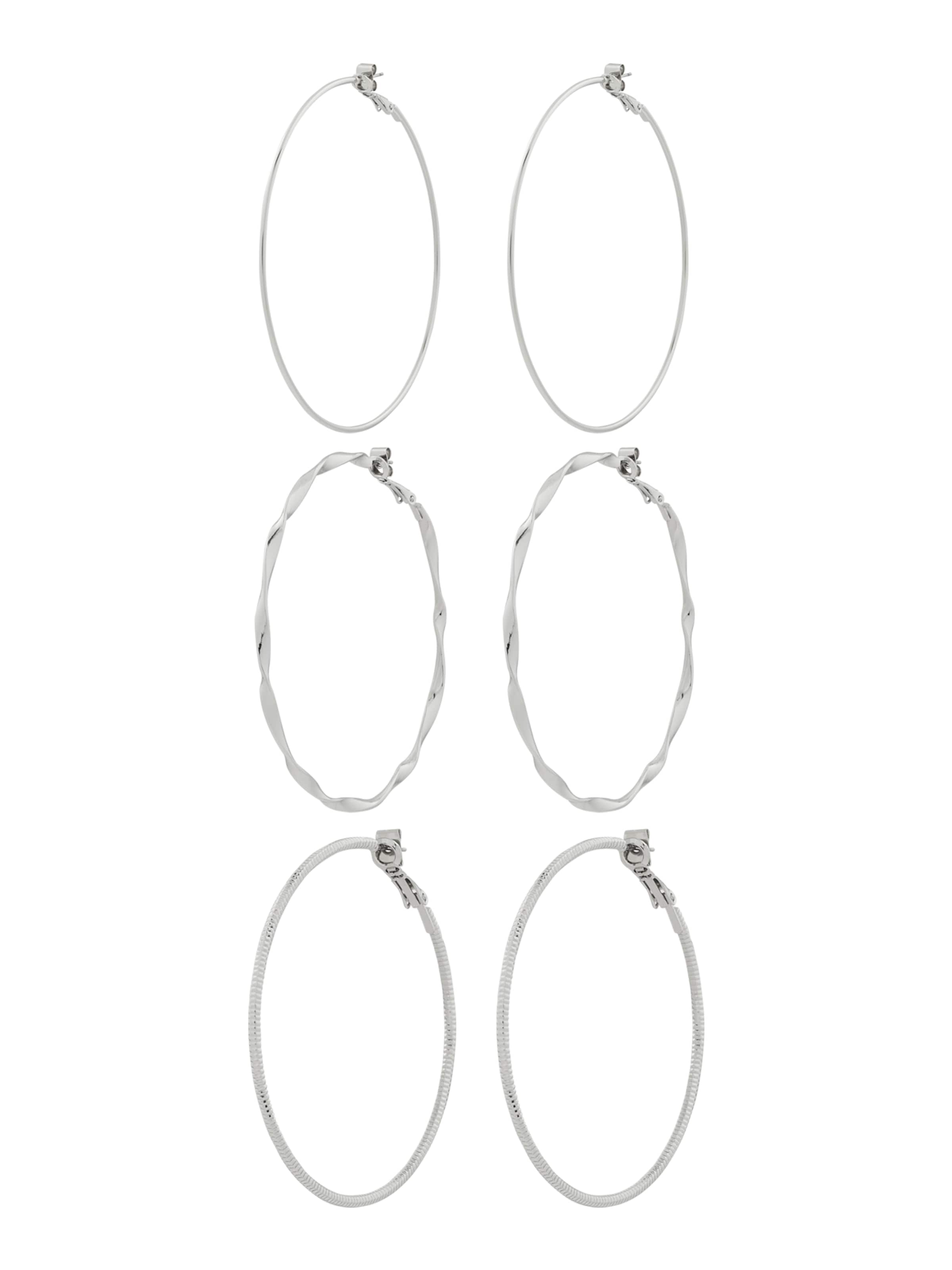 ABOUT YOU - Pendientes en plata: frente