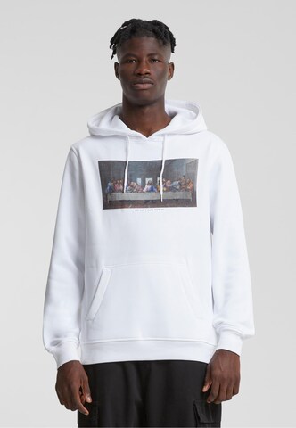 Sweat-shirt 'Can't Hang With Us' MT Men en blanc : devant