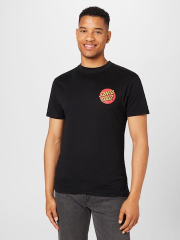 Santa Cruz Shirt in Zwart: voorkant