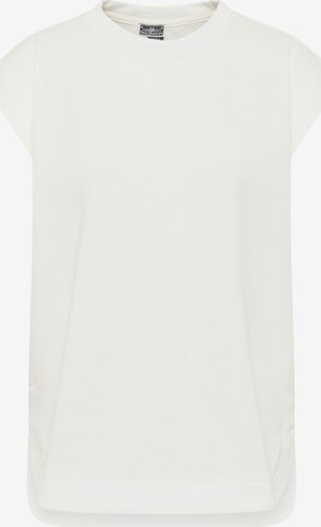 Sweat-shirt DreiMaster Maritim en blanc : devant