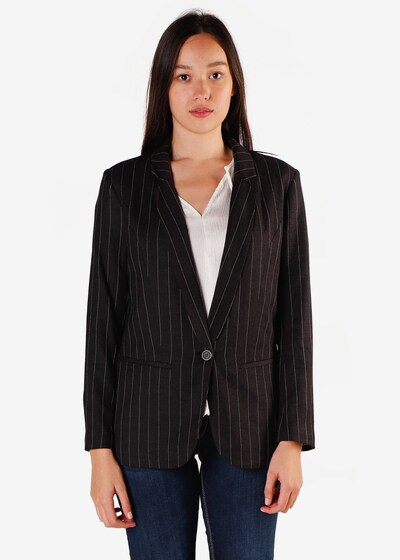 Le Temps Des Cerises Blazer 'TITIANE' in Dark blue, View model
