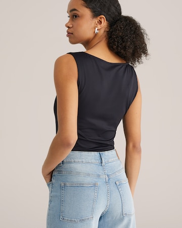 Top di WE Fashion in nero