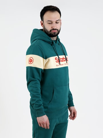 SPITZBUB Sweatshirt 'Ludis' in Green: front