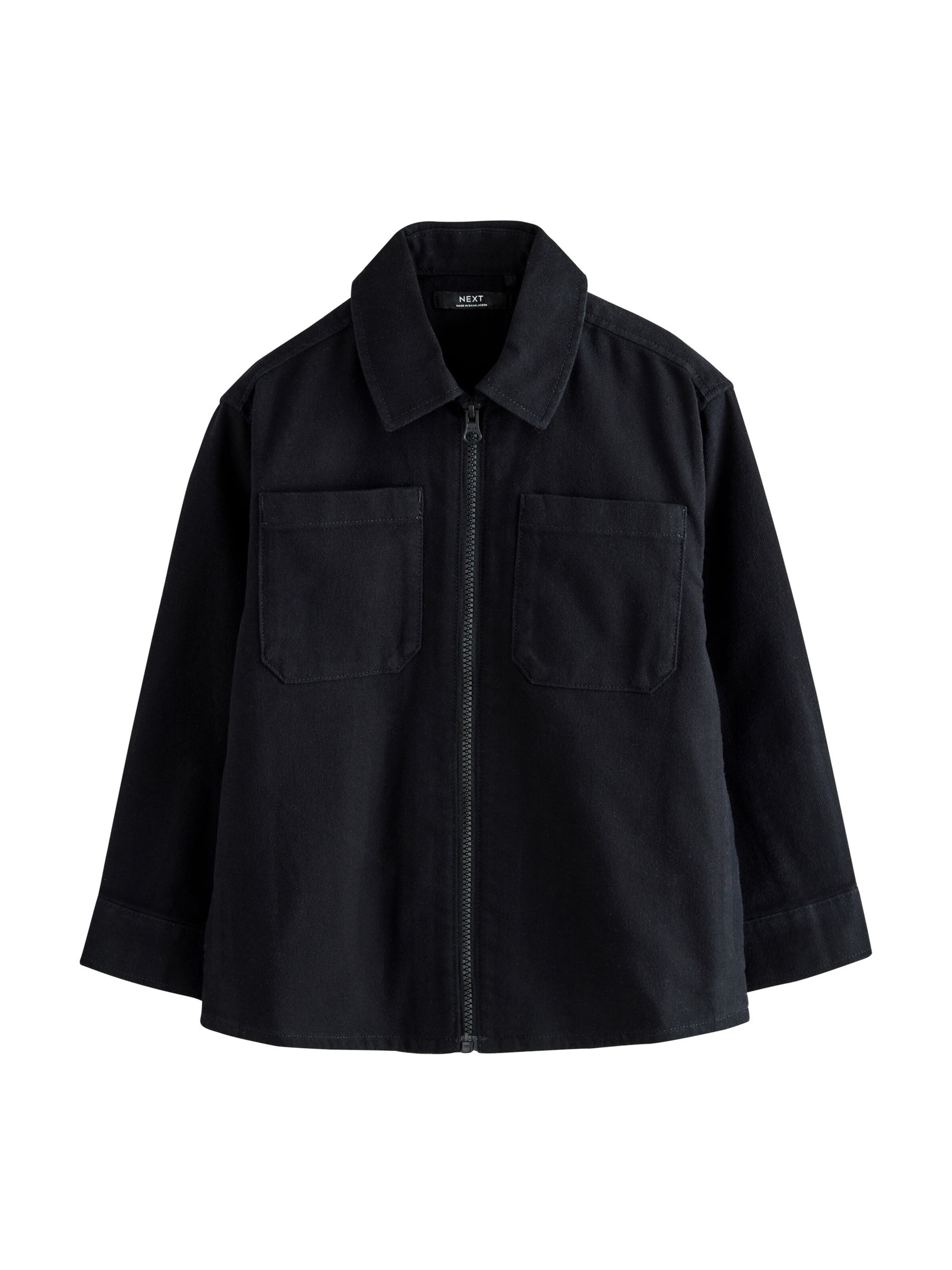 Next Jacke in Schwarz: Vorderseite