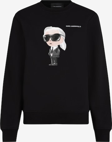 Karl Lagerfeld Collegepaita 'Ikon' värissä musta: etupuoli