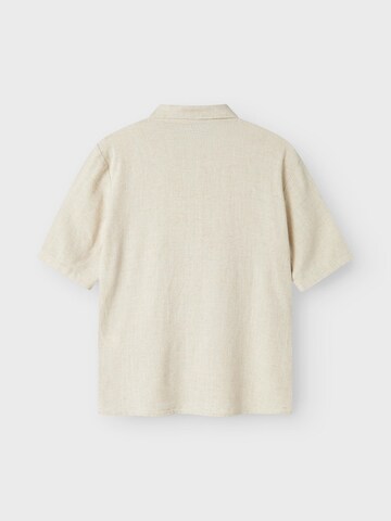 NAME IT Regular Fit Skjorte i beige