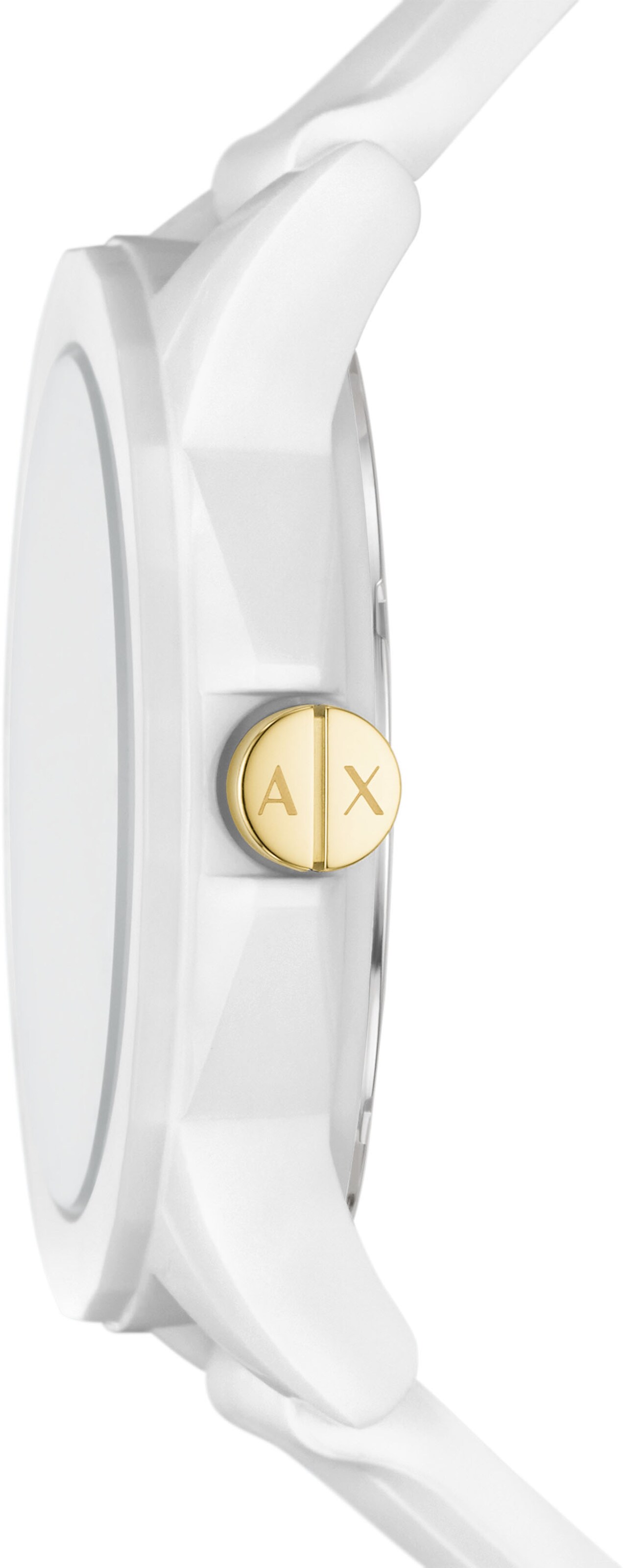 ARMANI EXCHANGE Zegarek analogowy w kolorze biały