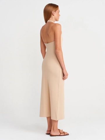 Dilvin Dress in Beige