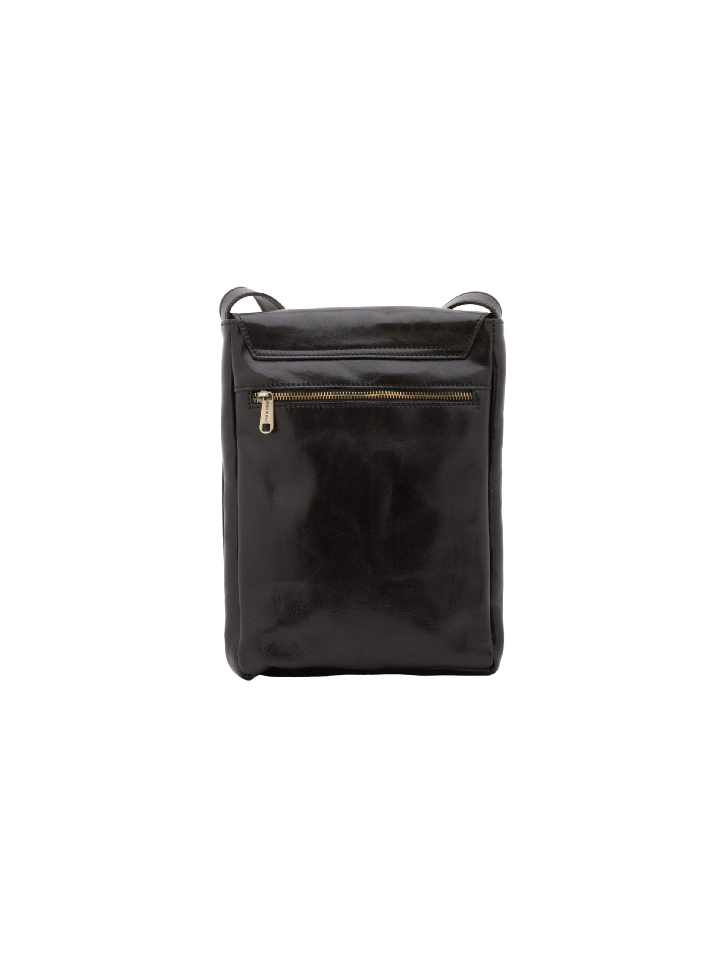Borsa a tracolla 'Borsa a tracolla uomo vera pelle vacchetta con chiusura calamita - Made in Italy' di I Fratelli in nero