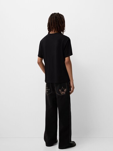 Loosefit Pantalon Bershka en noir