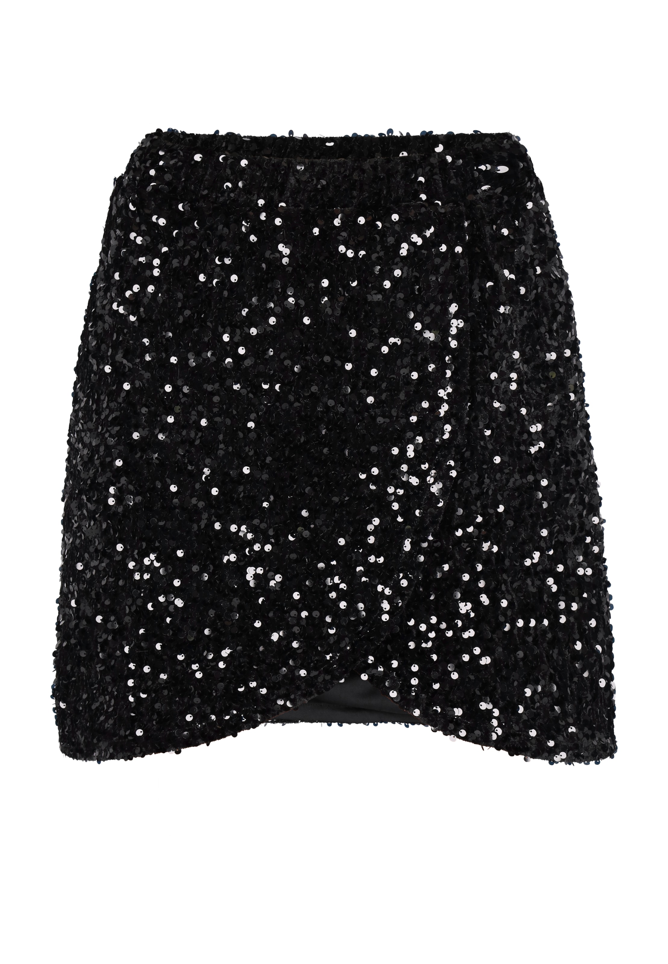 faina Φούστα σε μαύρο: μπροστά