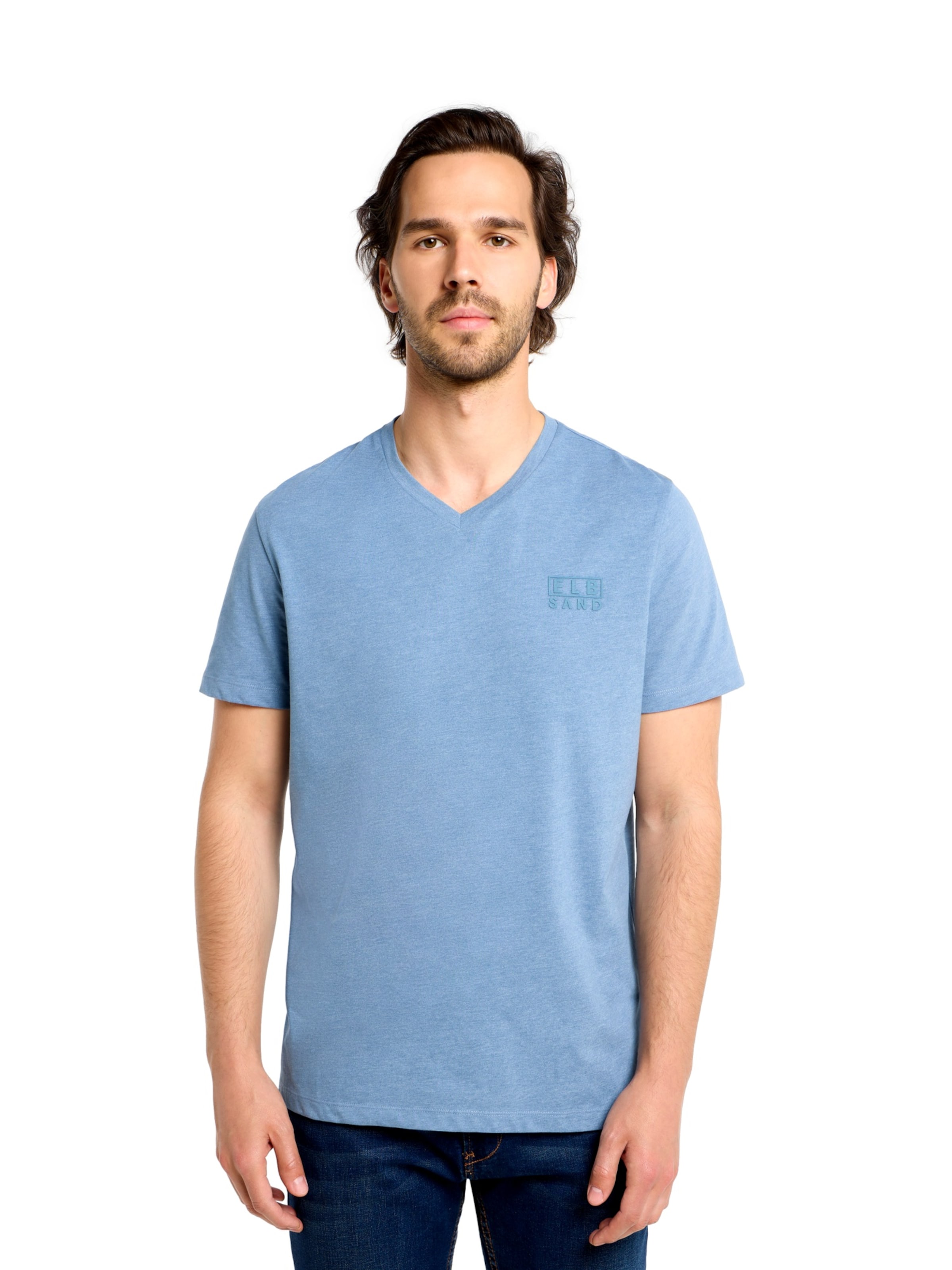 Elbsand Shirt 'Ingvar' in Blue