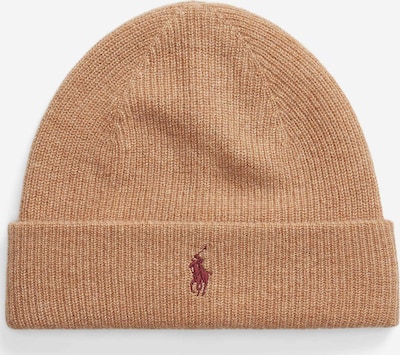 Polo Ralph Lauren Kapa u smeđa melange / crvena, Pregled proizvoda