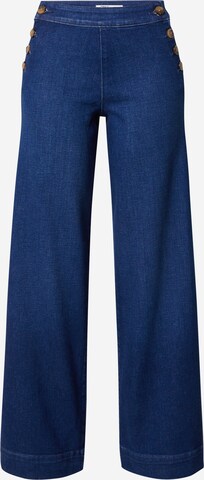 ONLY Wide leg Jeans 'MADISON' in Blauw: voorkant