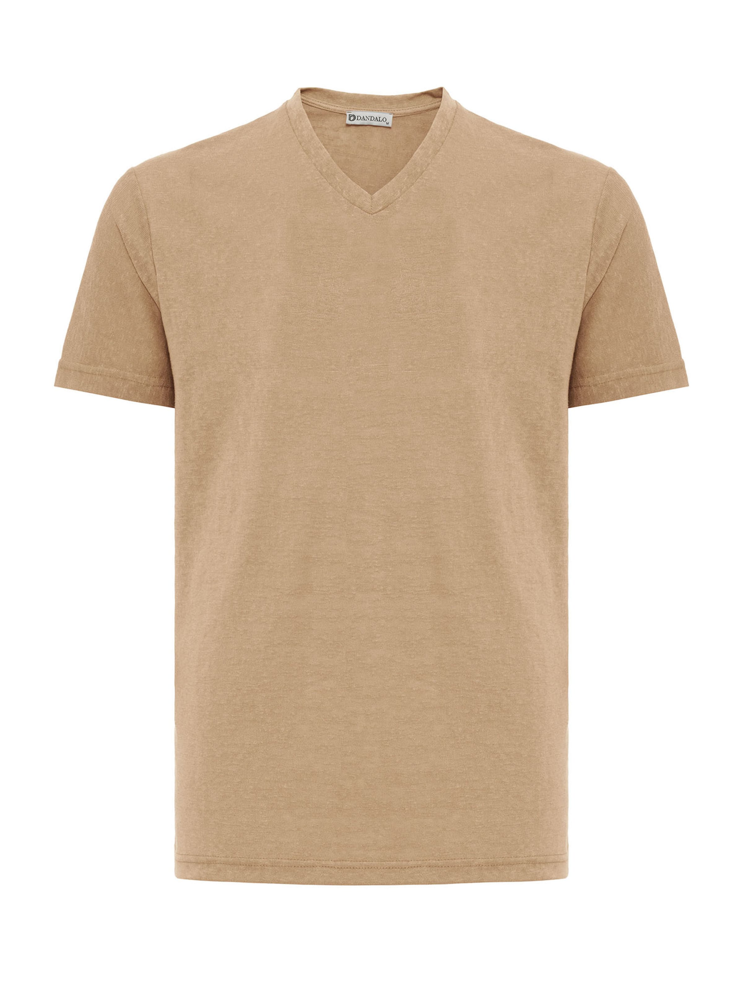 Maglietta di Dandalo in beige: frontale