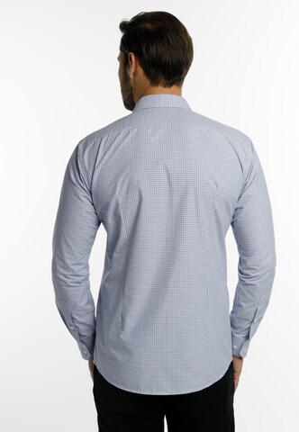 DreiMaster Klassik Slim Fit Hemd in Blau