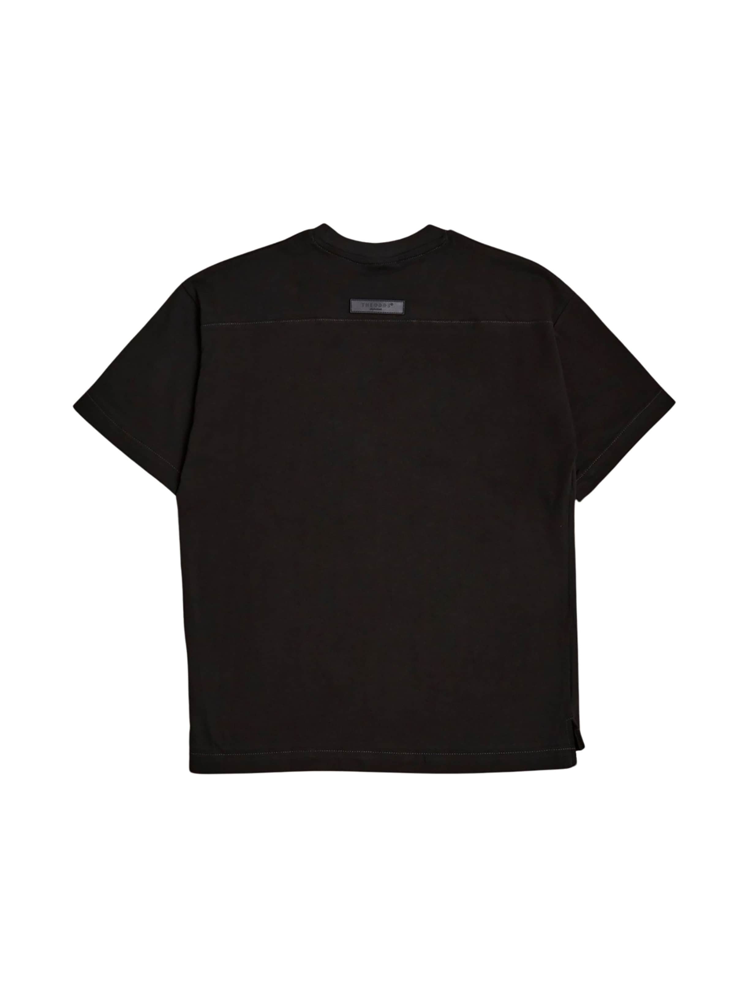THE ODDS Shirt 'Loose T-Shirt / alphabet' in Grey