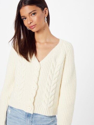 ABOUT YOU Knit Cardigan 'Alena' in Beige